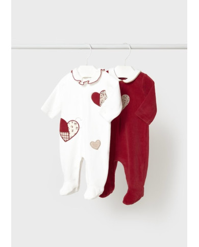 Pack 2 Babygrows Aveludados Mayoral