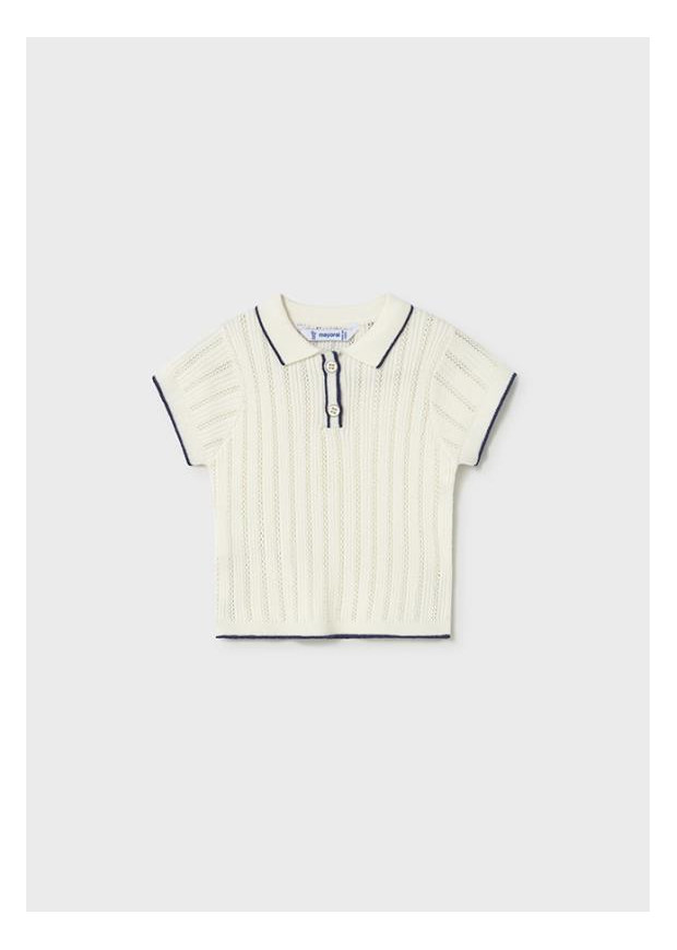 Polo m/curta tricô