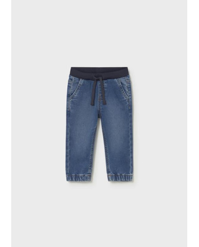 Calça soft denim jogger