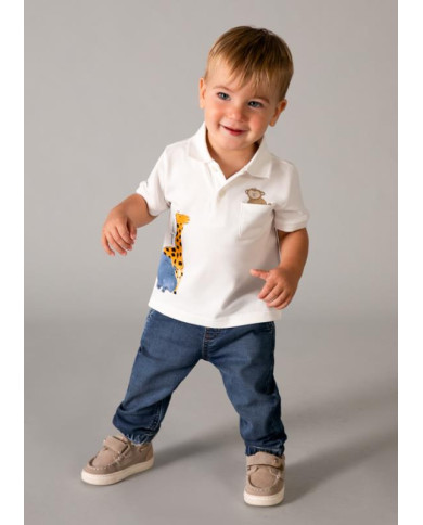 Calça soft denim jogger