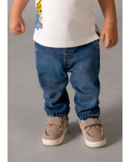 Calça soft denim jogger