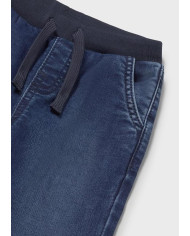 Calça soft denim jogger