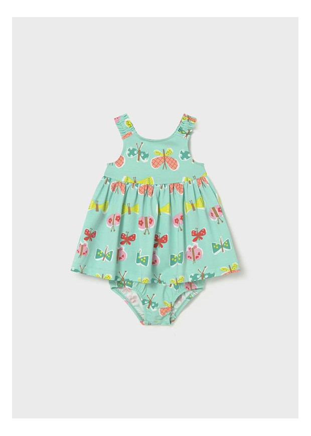 Vestido estampado c/ cuequita