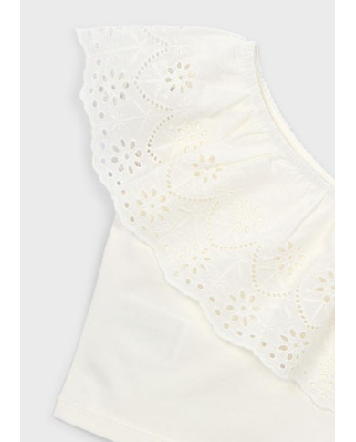 Blusa alças perfurada