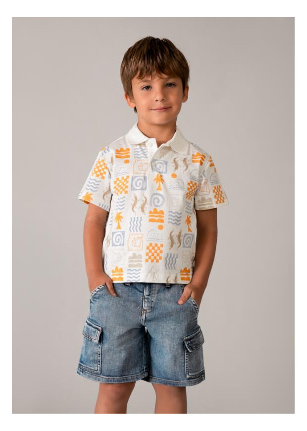 Bermuda jeans super cargo