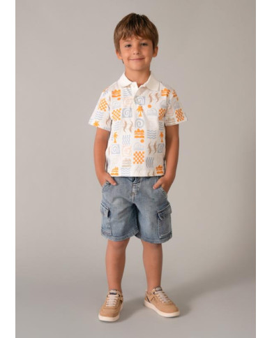 Bermuda jeans super cargo