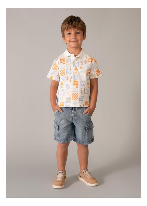 Bermuda jeans super cargo