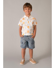 Bermuda jeans super cargo