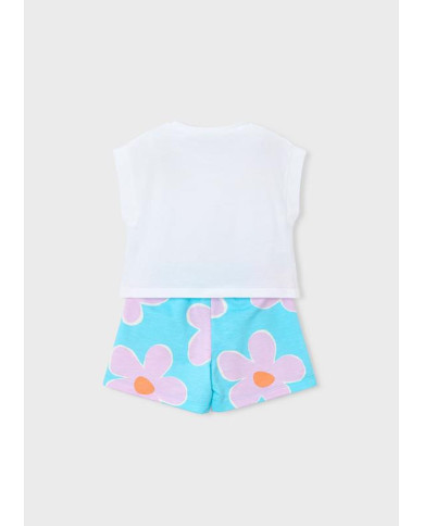 Conj. calção risca flame