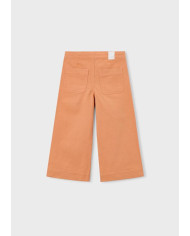 Calças em sarja marinha