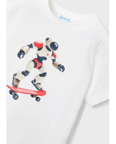 Conj. calção/t-shirt robot