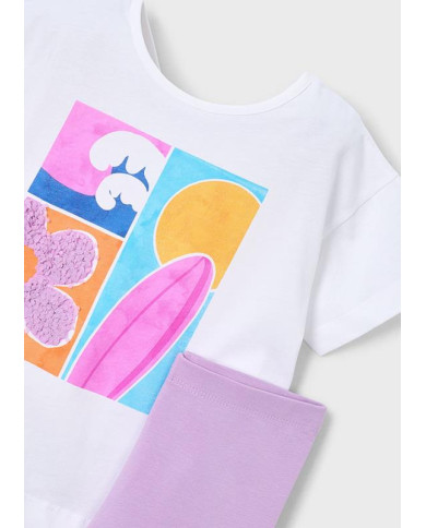 Conj.leggings curtas