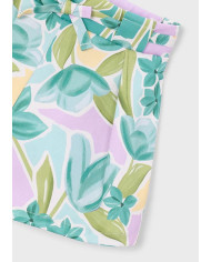 Saia calça estampada