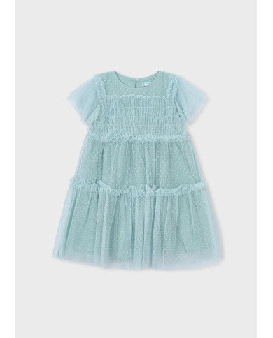 Vestido tule plumeti