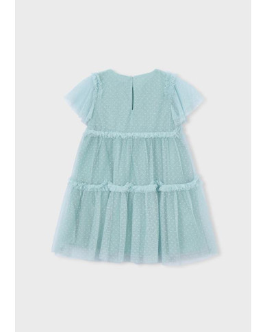 Vestido tule plumeti