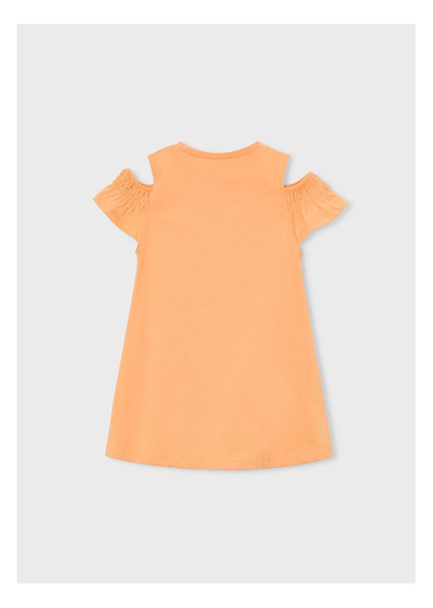 Vestido recortado c/ bolsa