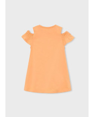 Vestido recortado c/ bolsa