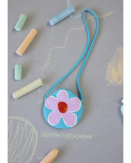 Vestido recortado c/ bolsa