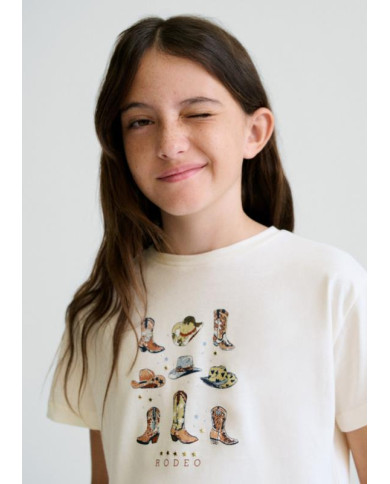 Camiseta m/cta gráfica