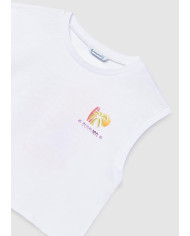 Blusa alças gráfica