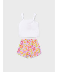 Conj. short estampado