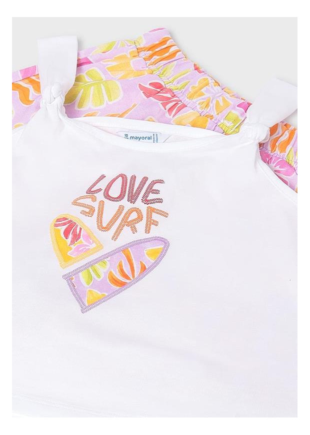 Conj. short estampado