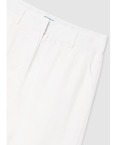 Calça c/ fita bordada