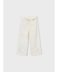 Calça Linho Bordada Mayoral