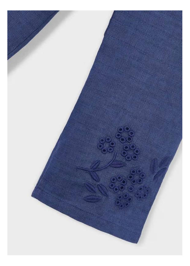 Calça Linho Bordada Mayoral