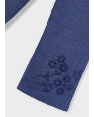 Calça Linho Bordada Mayoral