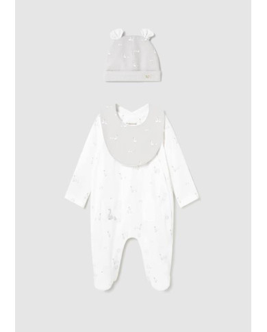 Pack Babygrow + Babete + Gorro Mayoral