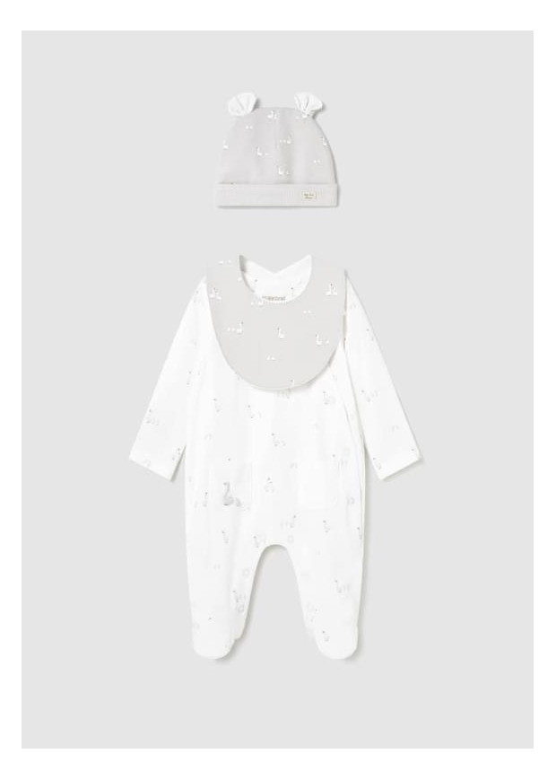 Pack Babygrow + Babete + Gorro Mayoral