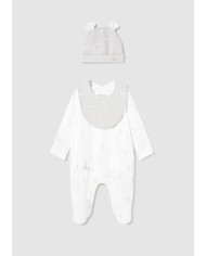 Pack Babygrow + Babete + Gorro Mayoral