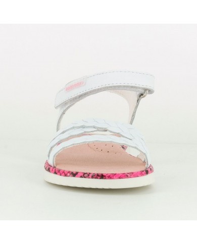 Sandalia em pele menina Pablosky