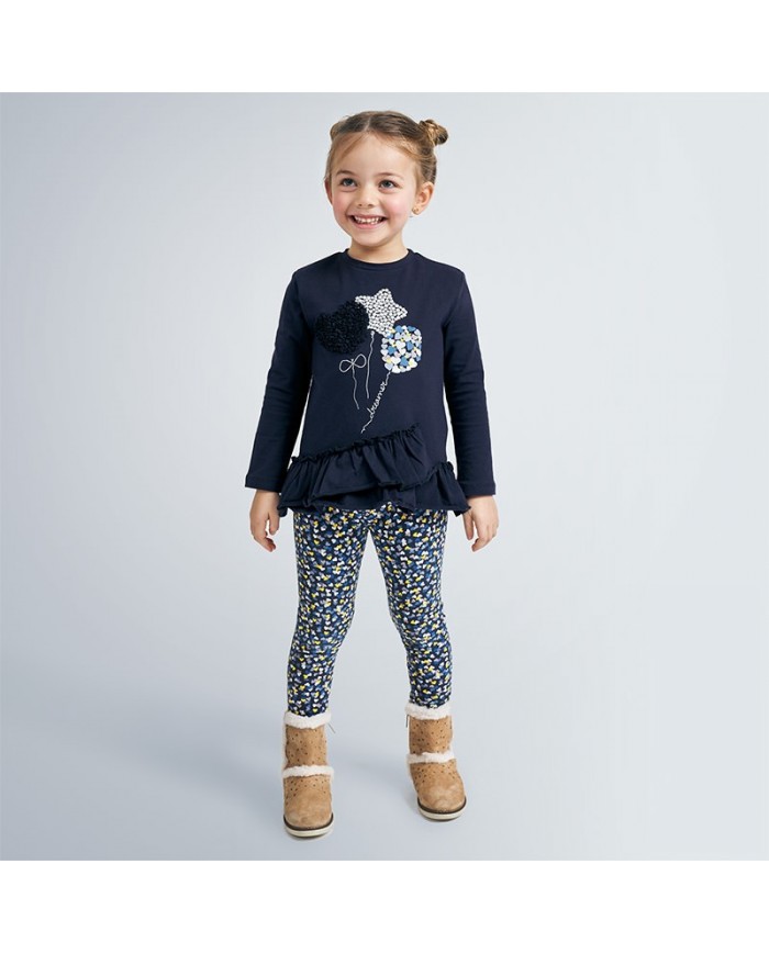 Conjunto Leggings Corações