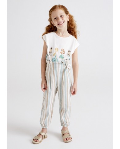 Calça "Riscas" Mayoral