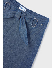 Calça Cropped Linho Mayoral