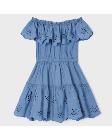 Vestido Perfurado Mayoral