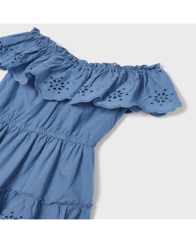 Vestido Perfurado Mayoral