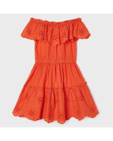 Vestido Perfurado Mayoral