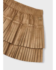 Saia Plissada Camurça Mayoral