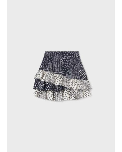 Saia Estampada C/Folhos Mayoral