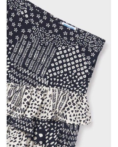 Saia Estampada C/Folhos Mayoral