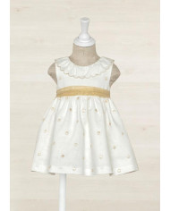 Vestido Linho Bordado Abel&Lula