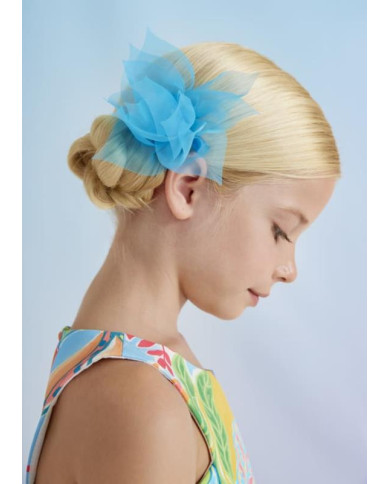 Gancho C/Flor Organza Abel&Lula