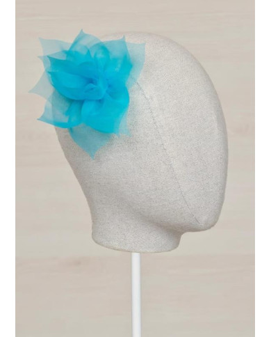 Gancho C/Flor Organza Abel&Lula