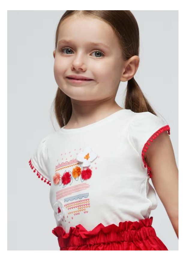 T-Shirt C/Aplicações Mayoral