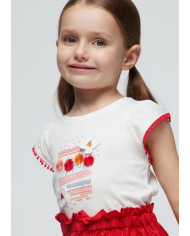 T-Shirt C/Aplicações Mayoral