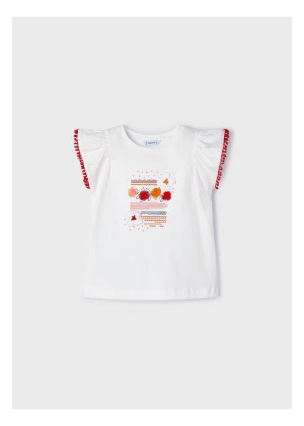 T-Shirt C/Aplicações Mayoral