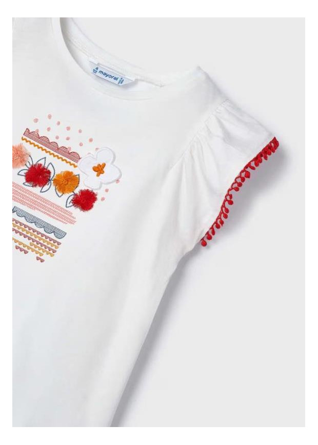 T-Shirt C/Aplicações Mayoral